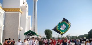 Bupati Gowa Sulsel Lepas Ratusan Peserta Karnaval Santri